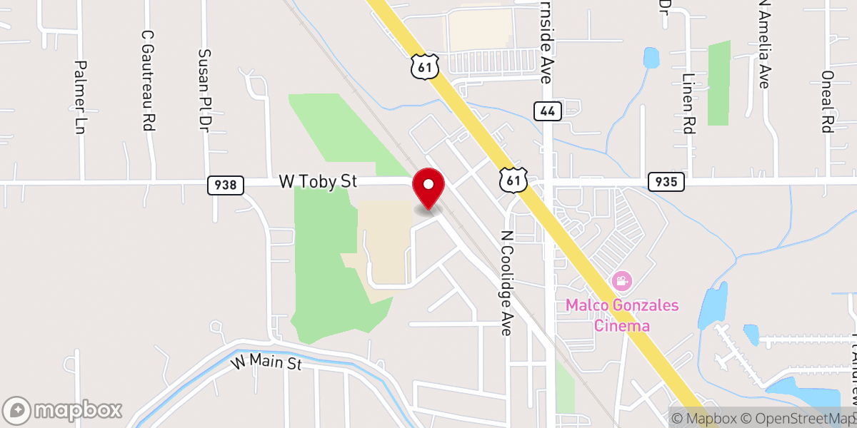 Map showing location of Prayer Mission Congregational