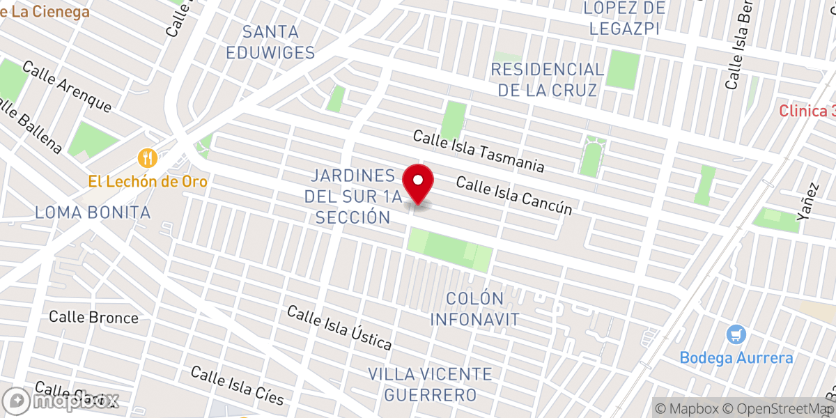 Map showing location of Iglesia SMIRNA Asambleas de Dios