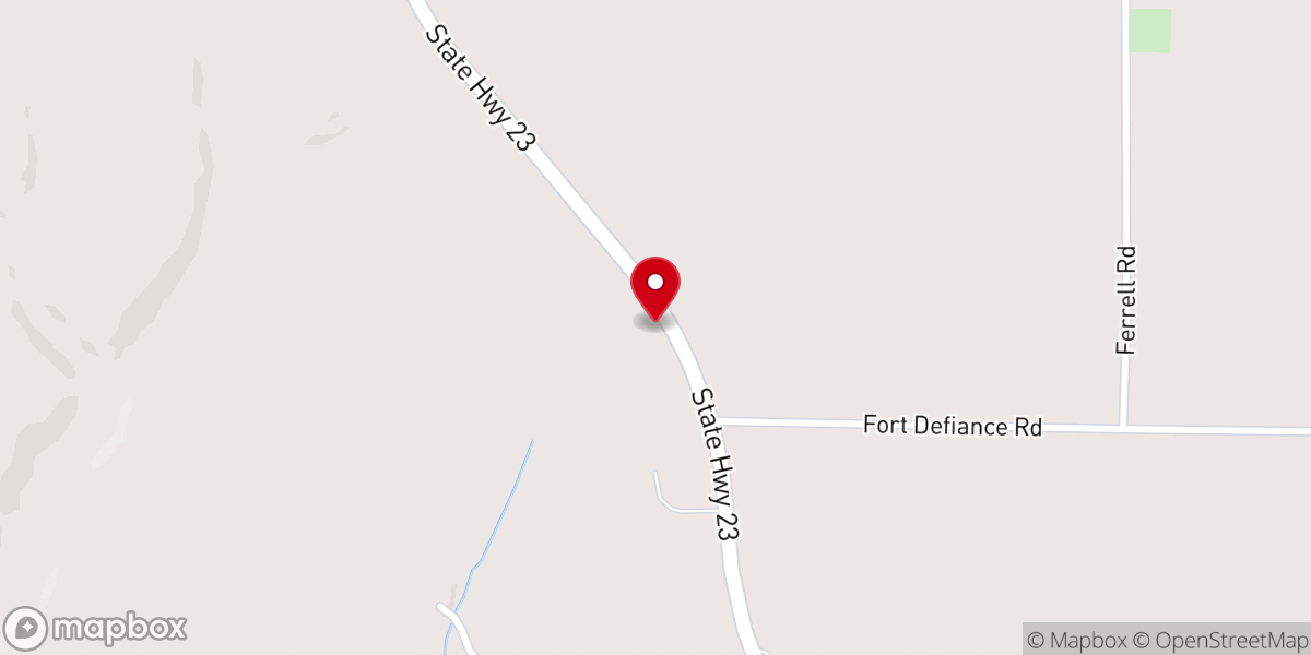 Map showing location of Willow Springs Church