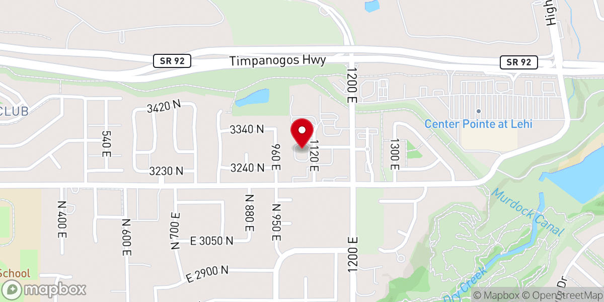 Map showing location of Good News Lutheran Church - Lehi, Utah