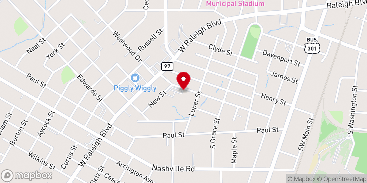 Map showing location of Red Budd Holy Church