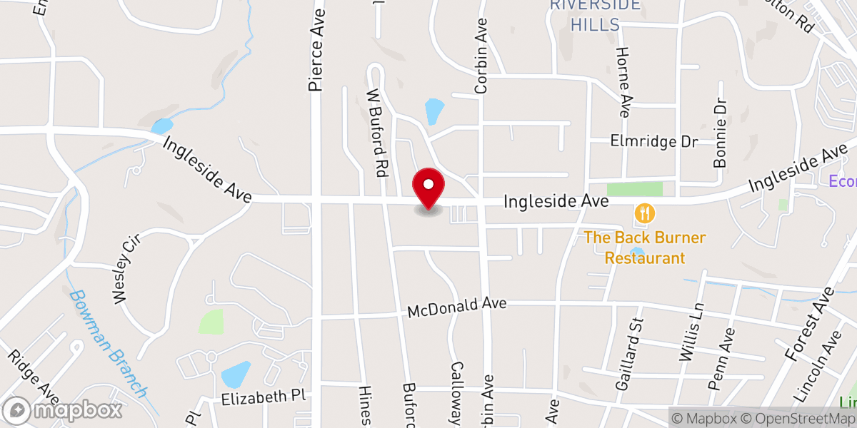 Map showing location of Manna of Hope Outreach Ministry Inc