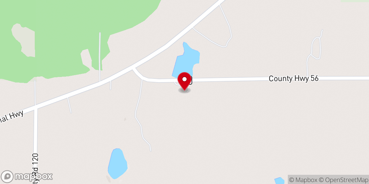 Map showing location of St John's Lutheran Church