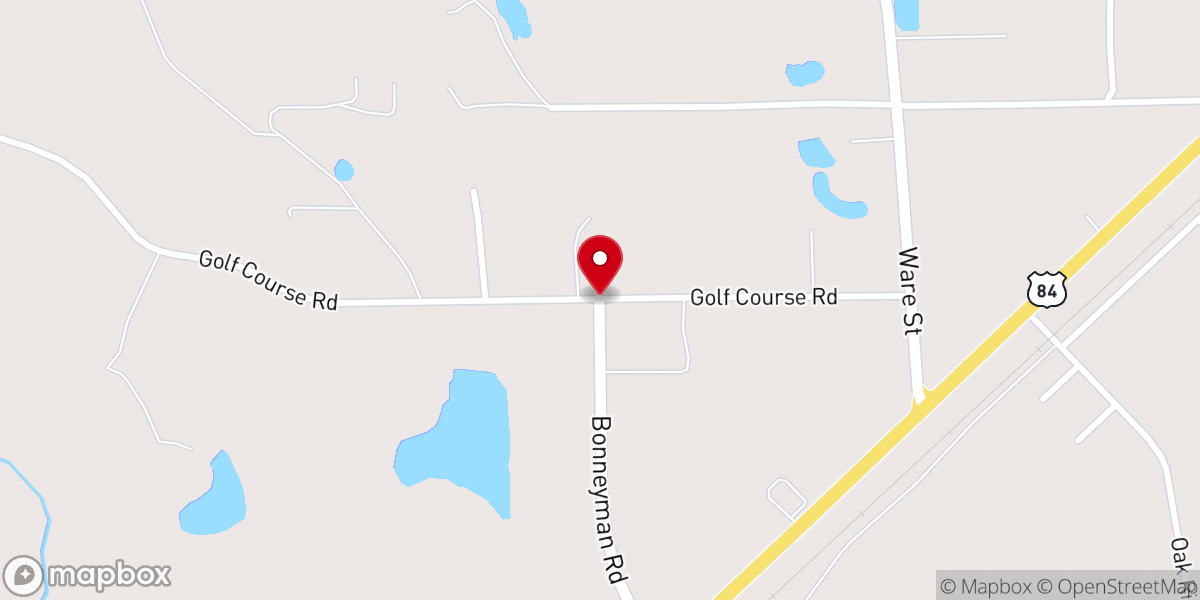 Map showing location of Crossroads Christian Academy