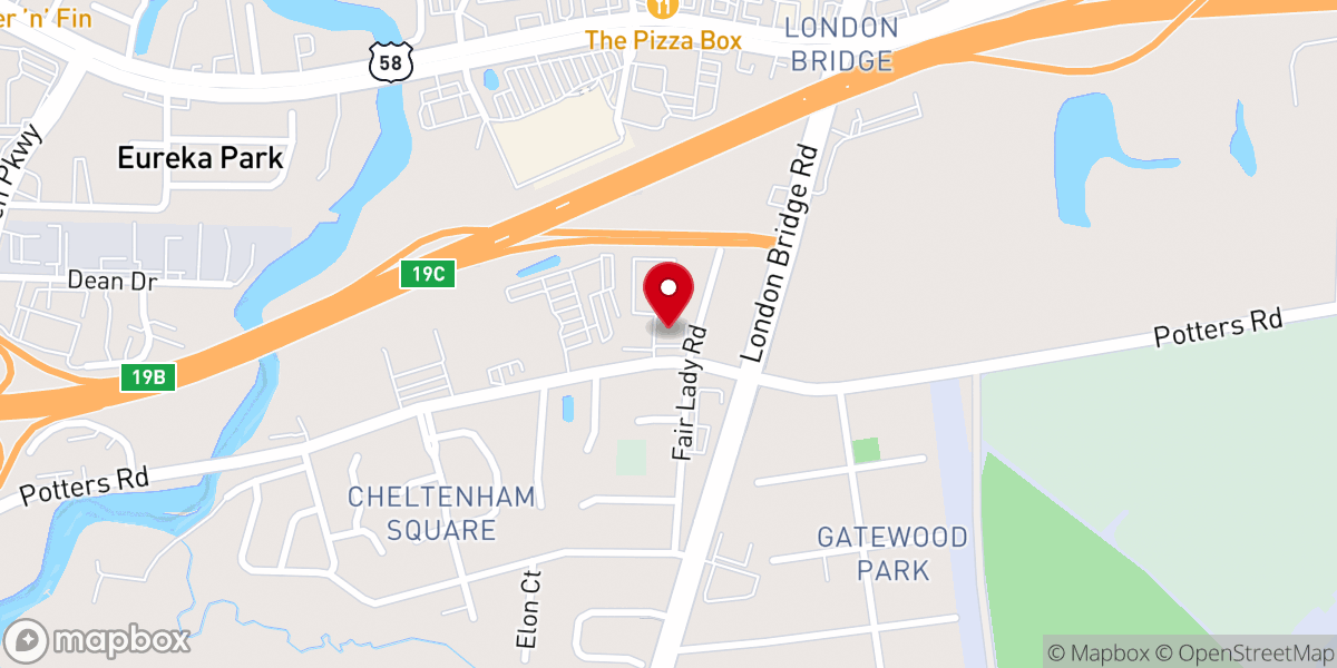 Map showing location of Partnership for Resource Development Inc