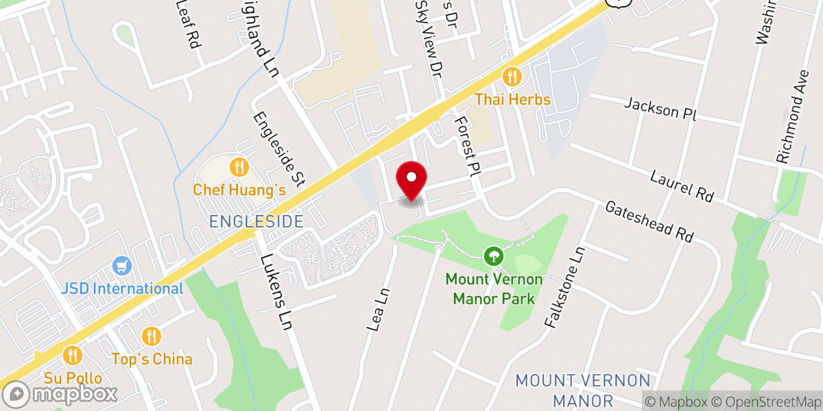 Map showing location of Episcopal Church of Christ Mission Inc.