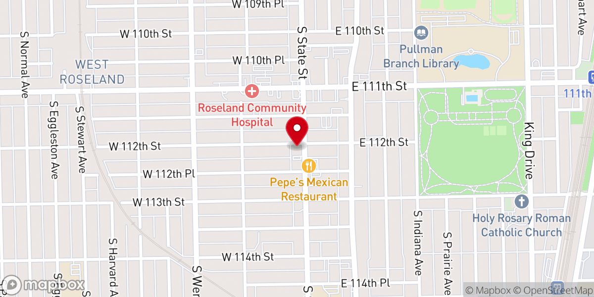 Map showing location of New Christ Church of Deliverance and Victory Incorporated