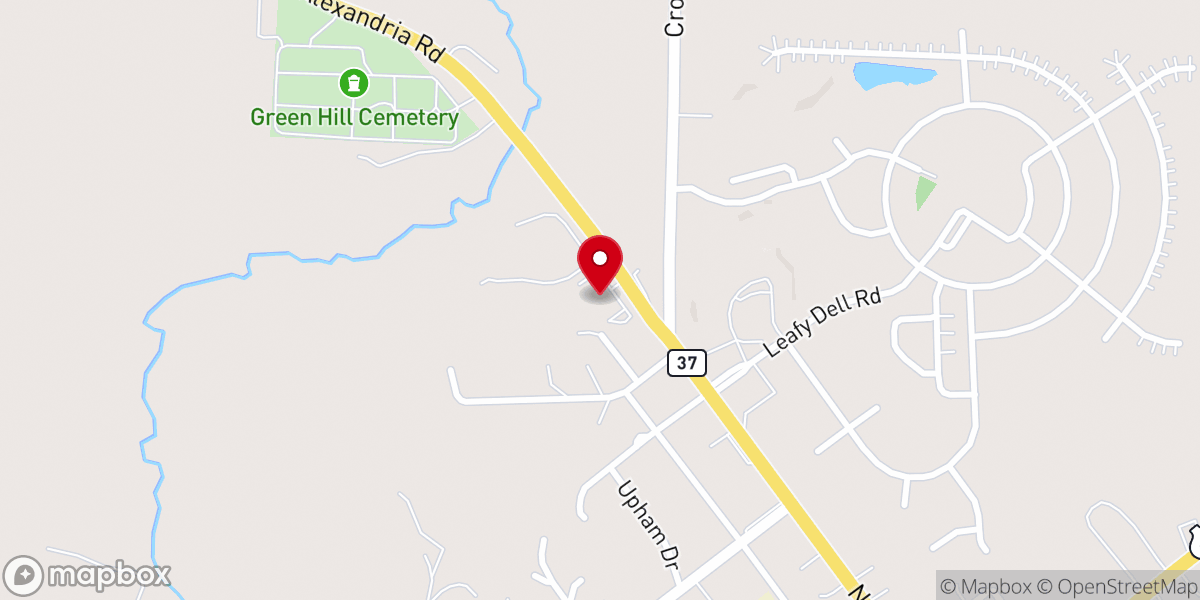 Map showing location of Johnstown Indpndnt Baptist Church