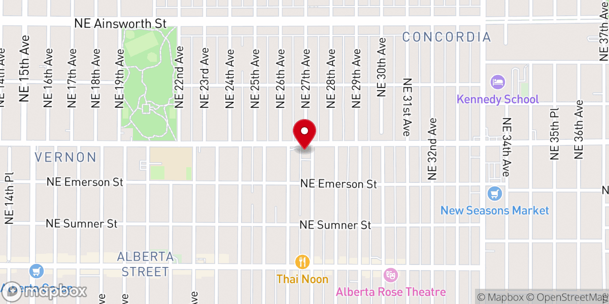 Map showing location of One H.O.P.E. Fellowship