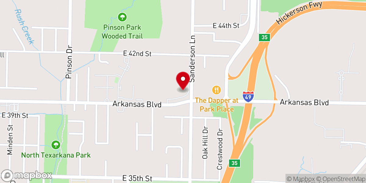 Map showing location of Mount Grove Baptist Church