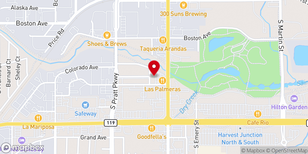Map showing location of Grace Apostolic Church