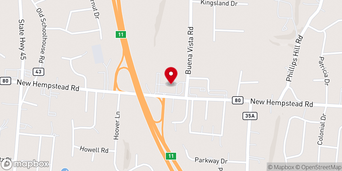 Map showing location of Gracepoint Gospel Fellowship