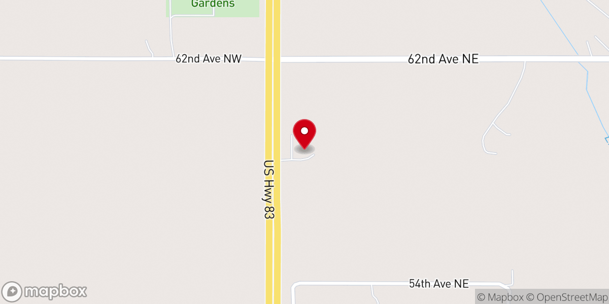 Map showing location of Faith United Methodist Church