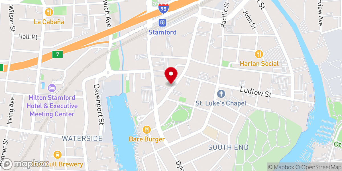 Map showing location of Real Tabernacle Church of God