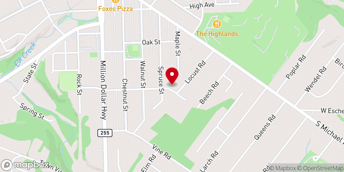 Map showing location of St Marys Catholic Foundation