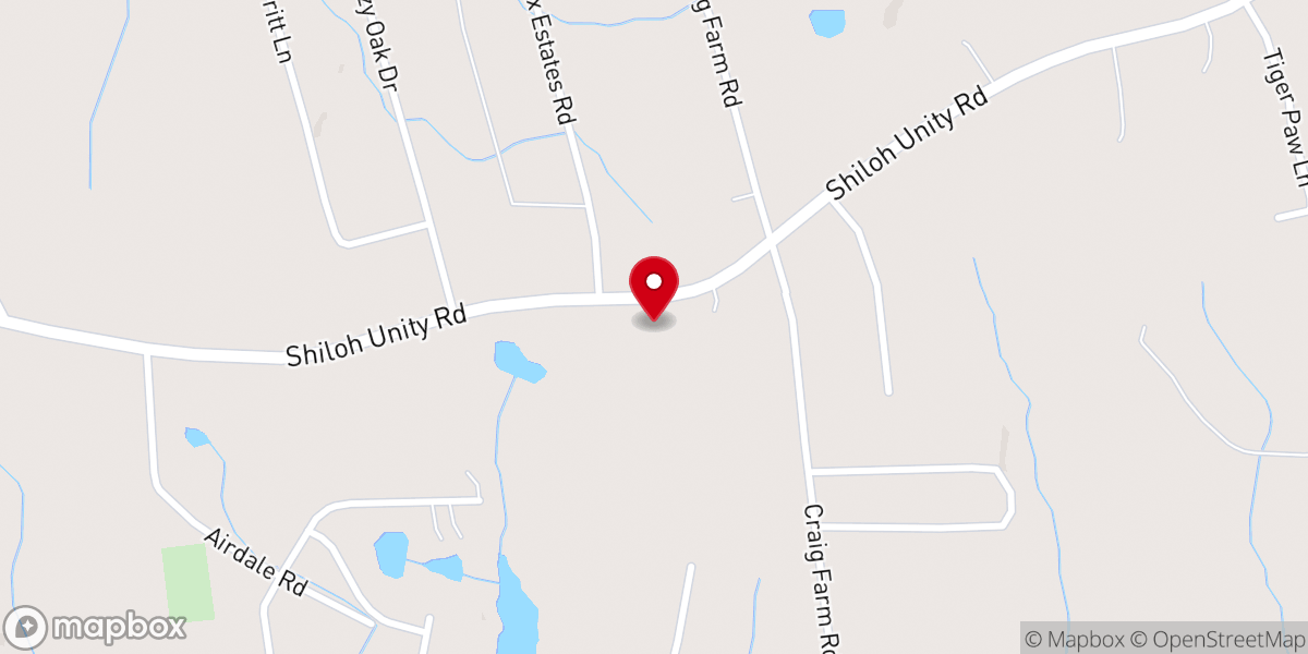 Map showing location of Mt Tabor AME Zion Church