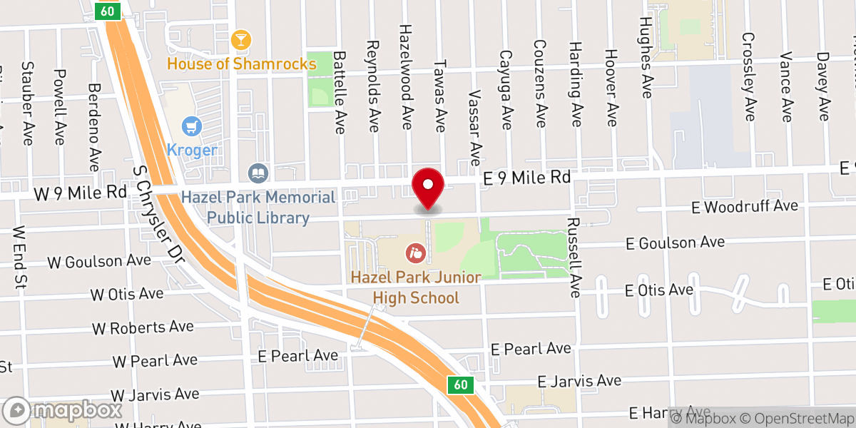 Map showing location of Light of Life International Baptist Ministries Inc