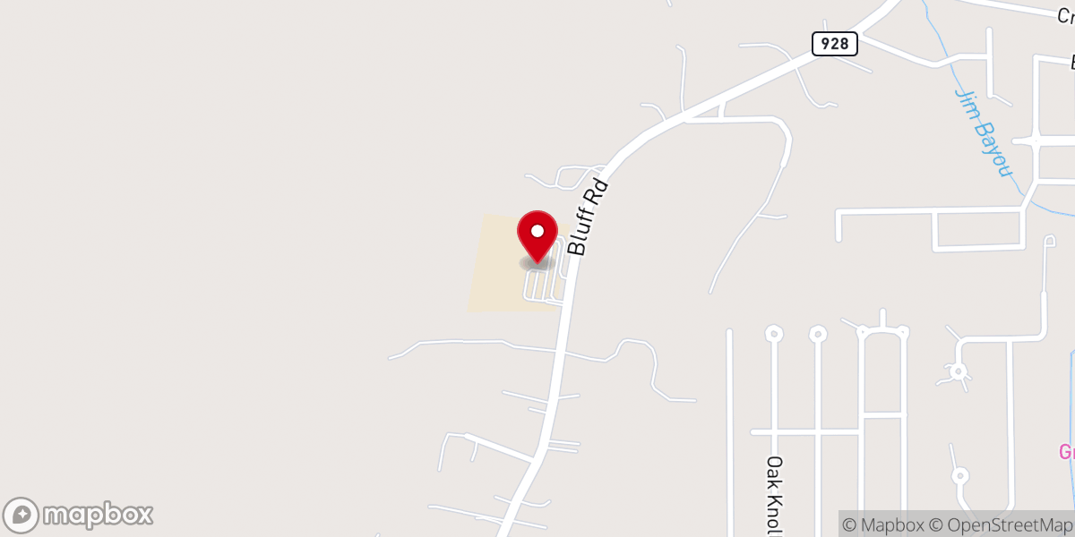 Map showing location of Spanish Lake Primary School