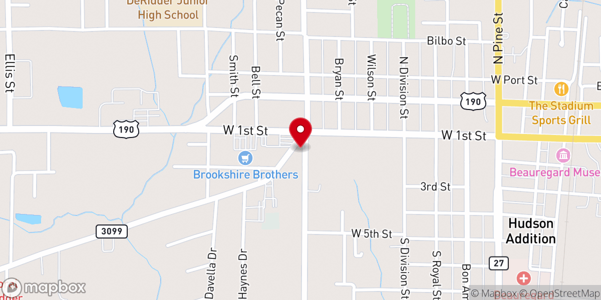 Map showing location of Grace Church Administration Office