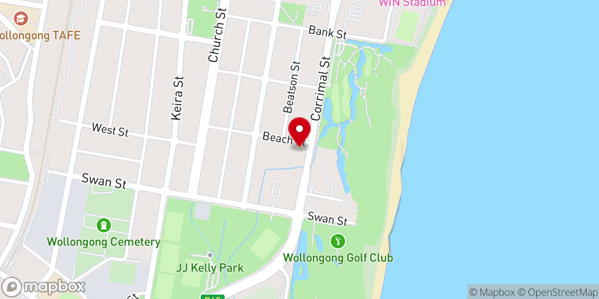 Map showing location of Living Word Pentecostal Church