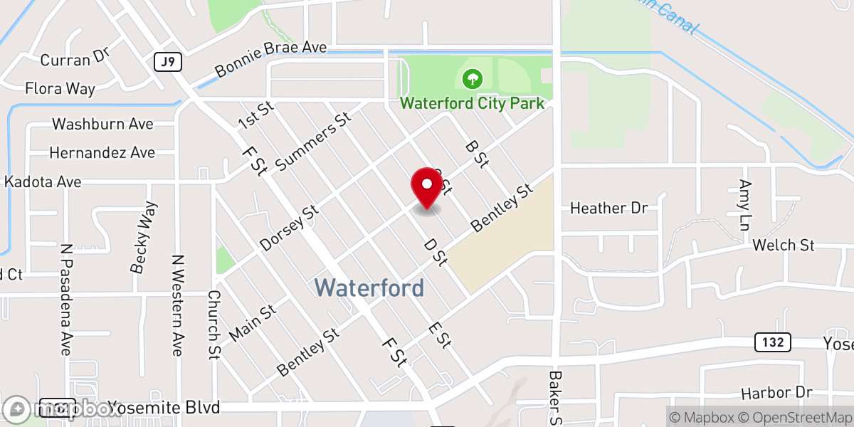 Map showing location of Community Bible Church (Offices)