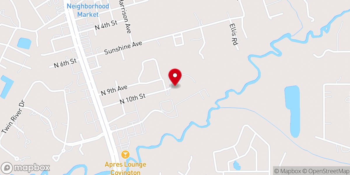 Map showing location of Trinity Church