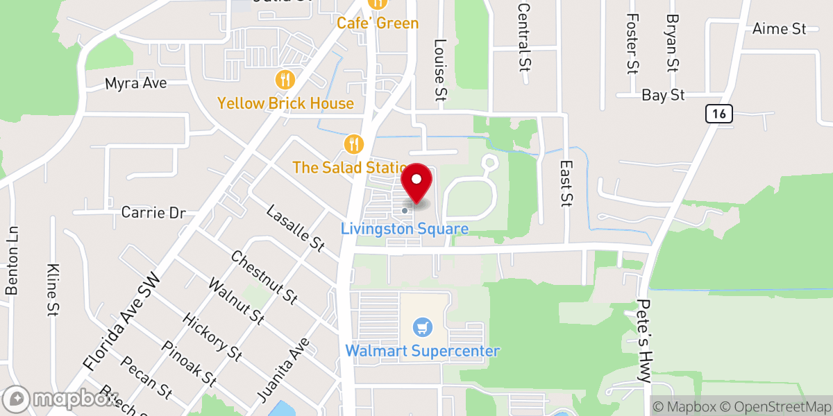 Map showing location of Airborne Extreme Adventure Park