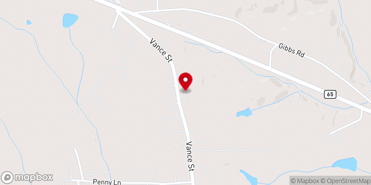 Map showing location of Bibleway Community Church