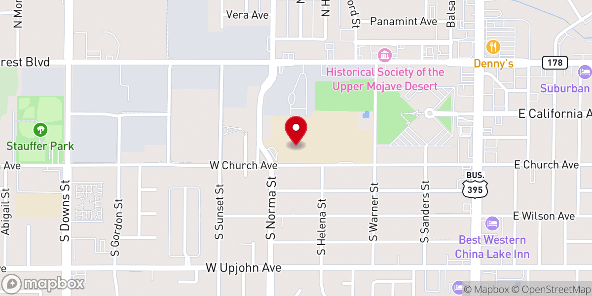 Map showing location of Saint Ann School