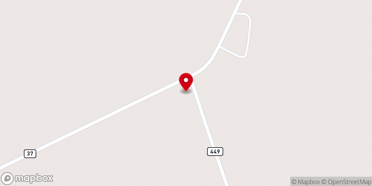 Map showing location of Bethel Tabernacle