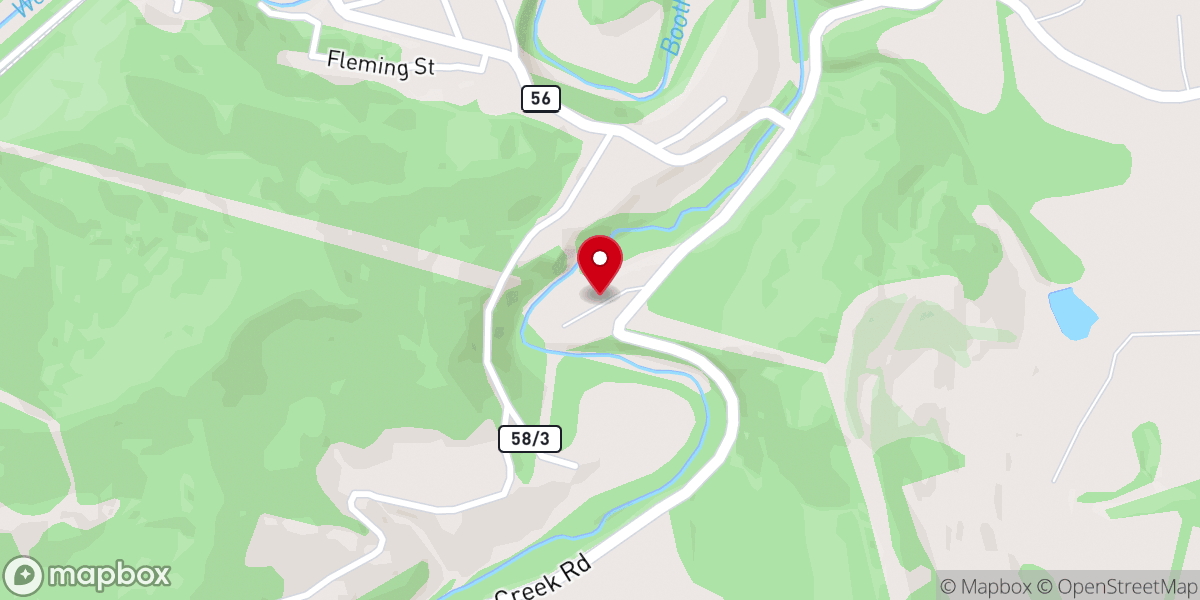 Map showing location of Sunrise Chapel