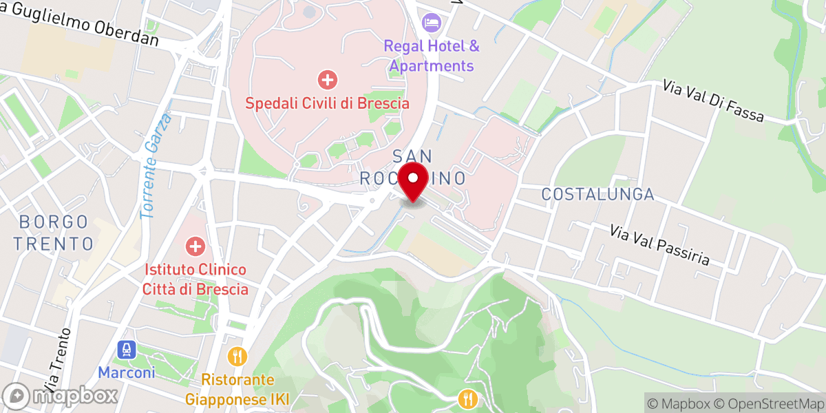 Map showing location of Parrocchia Santissima Trinità