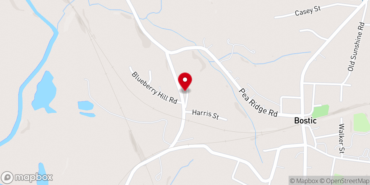 Map showing location of Carson Chapel