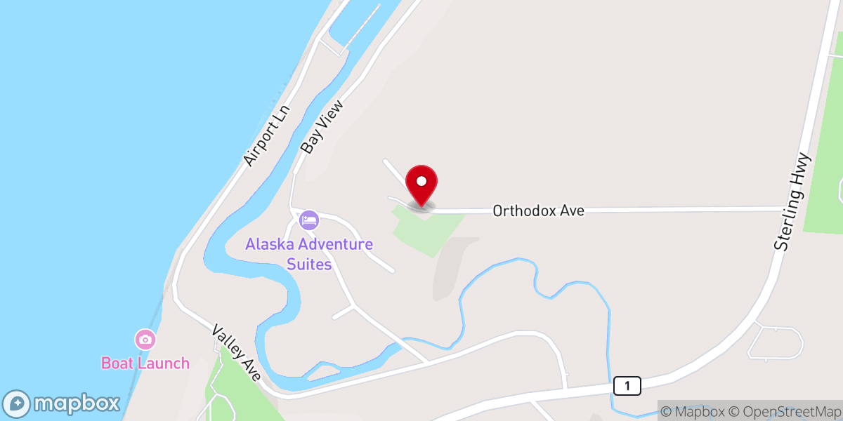 Map showing location of Holy Transfiguration of Our Lord