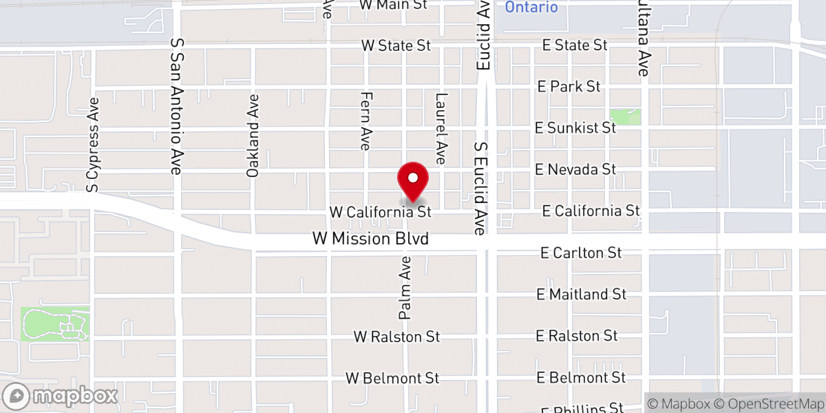 Map showing location of Mt Zion Church of Ontario
