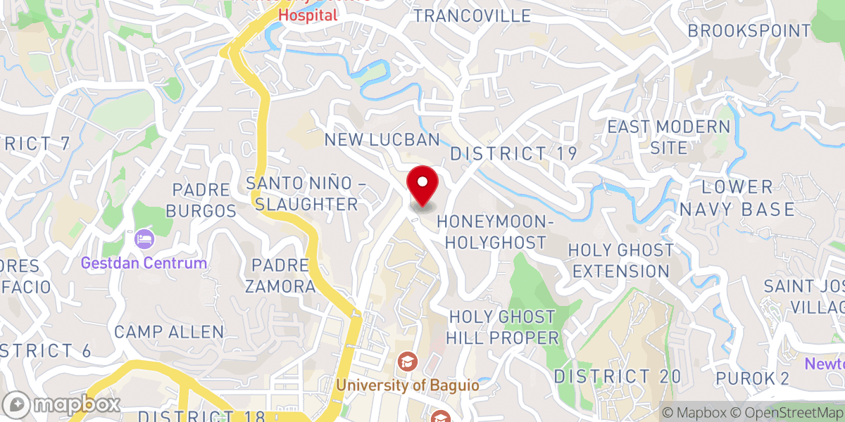 Map showing location of Redeemed in Christ Bible Baptist Church