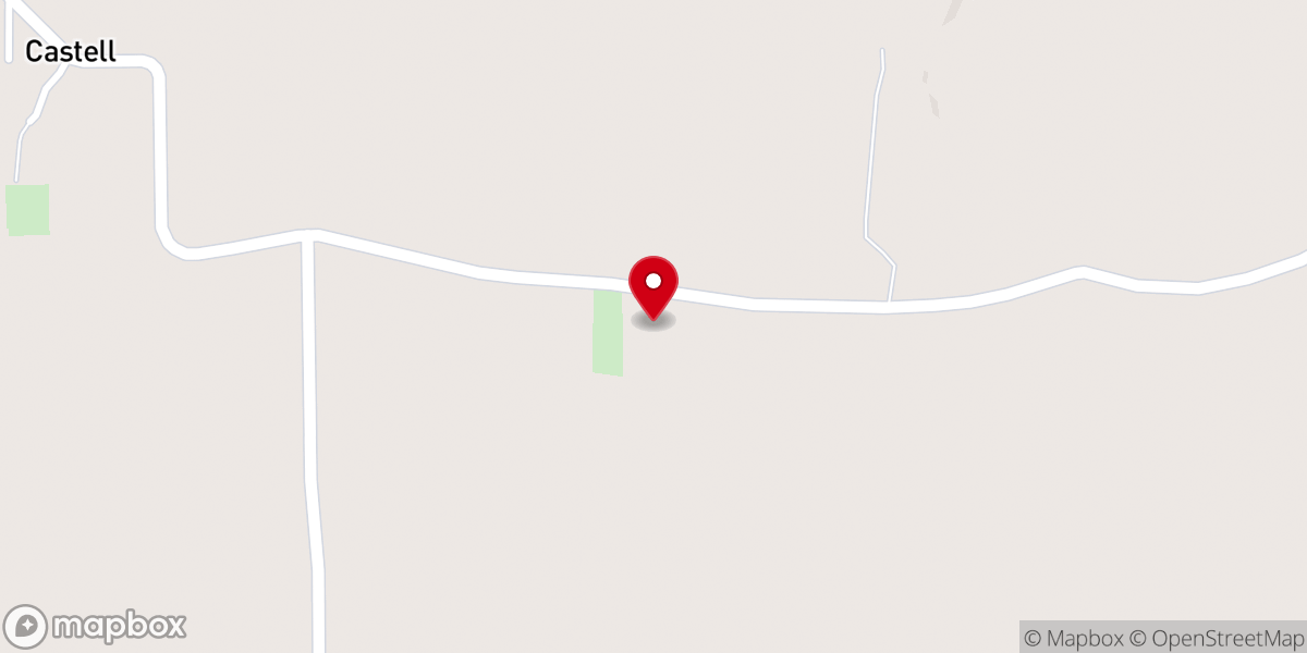 Map showing location of Saint John Lutheran Church