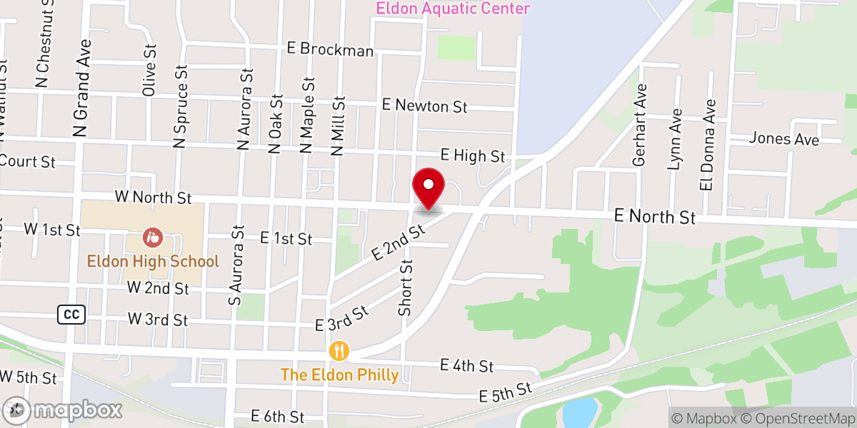 Map showing location of Mid - Missouri Congregation of God