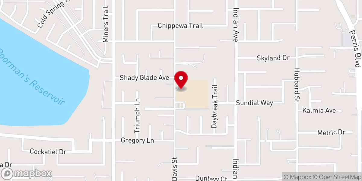 Map showing location of Christ Redeemer Reformed Church