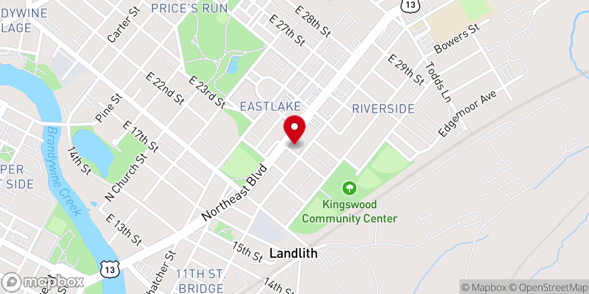 Map showing location of Cathedral of Fresh Fire