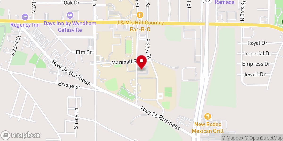 Map showing location of Jesus Church