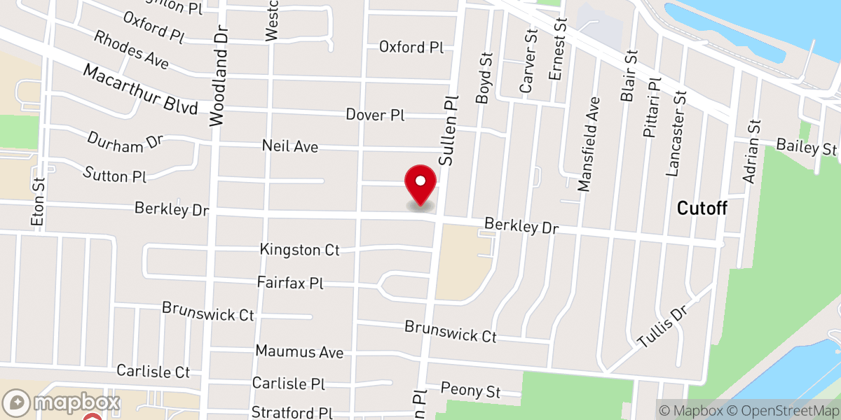 Map showing location of St Stephen Lutheran Church