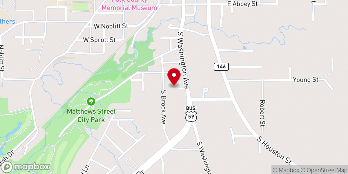 Map showing location of House of Mary