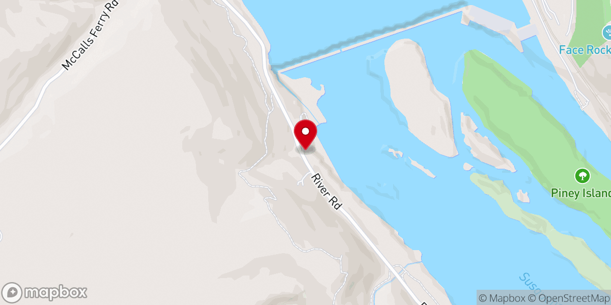Map showing location of Holtwood Whitewater Park