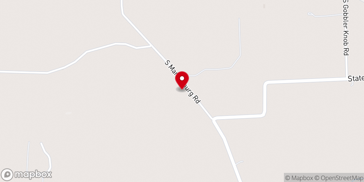 Map showing location of Mount Washington Church
