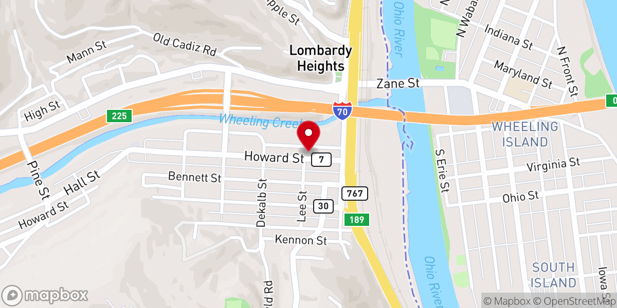 Map showing location of New Heart Covenant Church