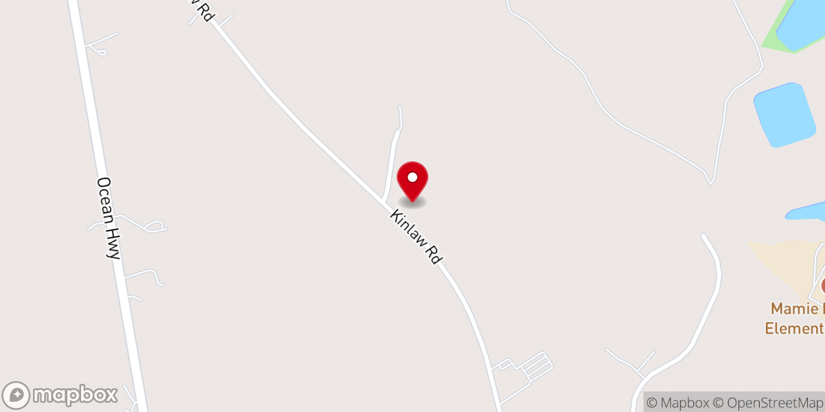 Map showing location of Carnegie Chapel United Methodist