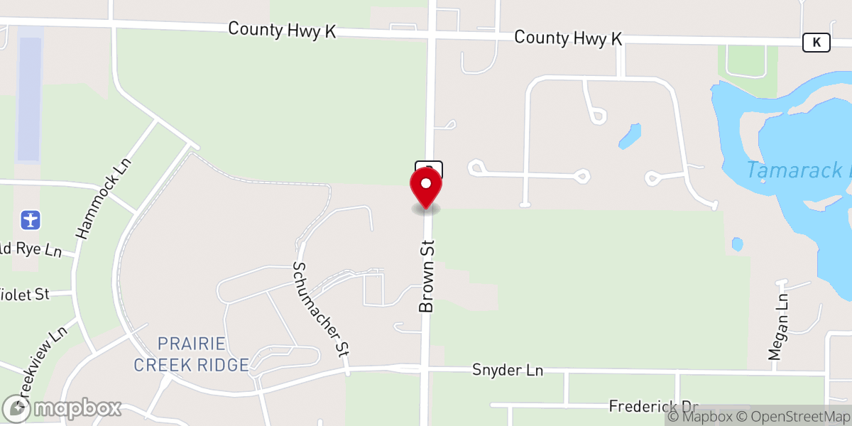 Map showing location of First Steps Child Care Center
