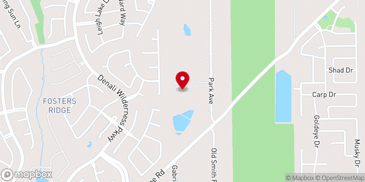 Map showing location of RCCG Christ The Rock Church
