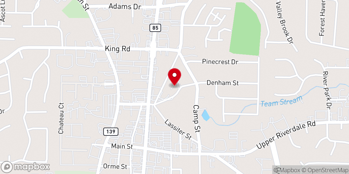 Map showing location of St Faiths Angelican Church Atlanta Georgia Inc